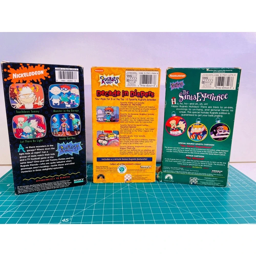 Nickelodeon Rugrats Volume 2 Santa Christmas Decade in Diampers VHS 2002 Tested